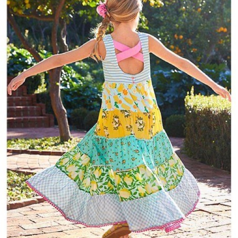 GIRLS MATILDA JANE Brilliant daydream Sweet Trip Maxi Dress size 6